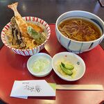 Teuchi Soba Shouei An - 天丼蕎麦付き（1,250円）