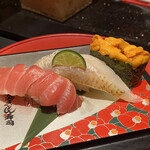 Kanazawa Maimon Sushi - 贅沢三貫盛り