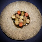 abysse - 貝柱や人参、ネギ達がまるで絵画のよう