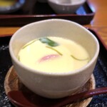 糸島海鮮食堂 そらり - ◆共通・・茶碗蒸しは具は少な目ですけれど、お味は好み。