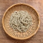 土山人 - 細挽き十割せいろ蕎麦 ¥1,100 の麺