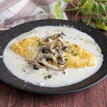 truffle cream cheese omelet