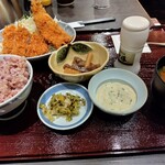 とんかつ濵かつ 博多デイトス店 - お手軽ひれかつ定食1,250円税込み