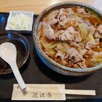 蕎麦処 近江家 - 肉南蛮そば(大盛り)
