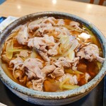 蕎麦処 近江家 - 肉南蛮そば(大盛り)