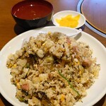 Seiryuu Manjushan - 高菜炒飯(大盛)1298円