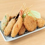 Kushikatsu Oden Ajino Tanukiya - 10種盛り