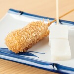 Kushikatsu Oden Ajino Tanukiya - 串かつ　いか