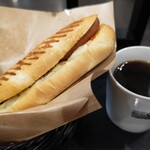 ベックスコーヒーショップ - ソーセージ＆ポテトセット(ブレンド)¥470