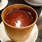 中国四川料理石林 - 茶碗蒸しのフカヒレスープ！茶碗蒸しにフカヒレスープがのっています＾＾