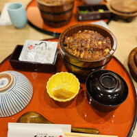 うなぎ和食 しら河 名駅店 - 上ひつまぶしと肝すい