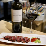 波へい - ミスジステーキとワイン