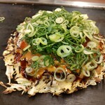 鶴橋風月 - 海鮮焼き　ねぎトッピング