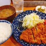 Tonkatsu Gotou - ★トンカツ定食1000円 ペラペラの薄いトンカツでガッカリ！コスパも最悪！