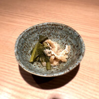 焼きふぐ 優ふく 北新地店 - 小松菜と揚げの炊いたん