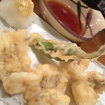 おもいで横丁 - はも天ぷら
