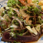 大入亭 - クジラのたたき　ステーキみたい