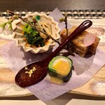 上野 寿司 祇園 - 本日の前菜