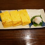 Obanzai Hanafuku - だし巻き卵　出汁が効いた甘くない卵焼きです