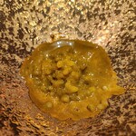 鮨 無垢/鮨 白銀 - 肝ソースに獺祭の酒米を入れて