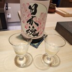 鮨 無垢/鮨 白銀 - ペアリング　日本魂