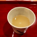 銀座 きた川 - 野菜くみ出し　新玉ねぎ