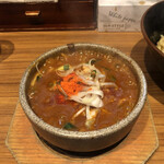Menya Taimu - 肉野菜つけめん中辛