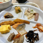 ホテル ビスタ 福岡 - 朝食3日目のおかず