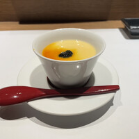 名駅 鮨 天野 - キャビアとウニソース茶碗蒸し