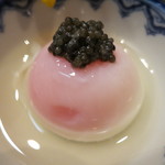 青華こばやし - 25年7月　温泉卵・とんぶり