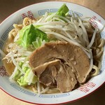 ラーメン もっけだの - 『ラーメン(野菜別売)』