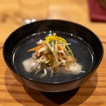 食堂うゆき - 2023.3 アイナメの沢煮椀