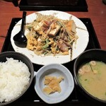 すし土風炉 - ゴーヤちゃんぷる＆ご飯セット