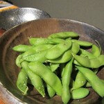 すし土風炉 - あったか茶豆