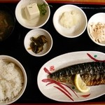 宮本むなし - 塩さば定食590円