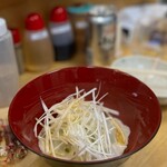 ラーメン 三亀 - 水餃子