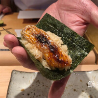 鮨 在 - 毎回これが楽しみすぎて…。のどぐろの海苔巻きです。