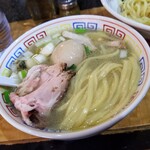 塩そば専門店 桑ばら -  帆立稚貝の塩つけそば