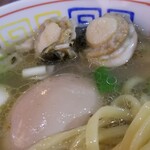 塩そば専門店 桑ばら -  帆立稚貝の塩つけそば