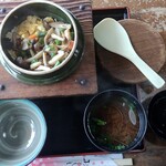 チューリップ - 釜飯500円　かなり味濃いめ