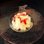 サンフォコン - 桃のレアチーズケーキ