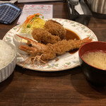 洋食SAEKI - ミックスフライ定食