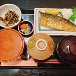 ふじの坊・喜膳 - 塩さばランチ定食（¥968）（税込）