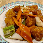 功夫 蘭州ラーメン 中華料理 - 肉の多い酢豚だなぁ❤︎