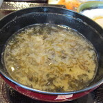 Katsutoku - この日のお味噌汁は岩海苔