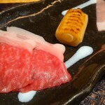 しゃぶしゃぶ　すき鍋　おもき - すき焼きも少し堪能できます♬