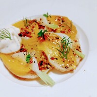 Restaurant Sola - 帆立、黄色いビーツ、蕪