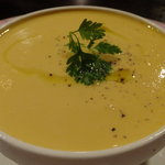 キャトルラパン - ポロネギと人参のスープ(’13.07月にて）