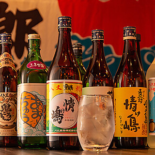 ドリンクに拘る★珍しい島焼酎や全国津々浦々の日本酒もご用意！