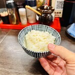 あご出汁中華そば 六味亭 - ご飯